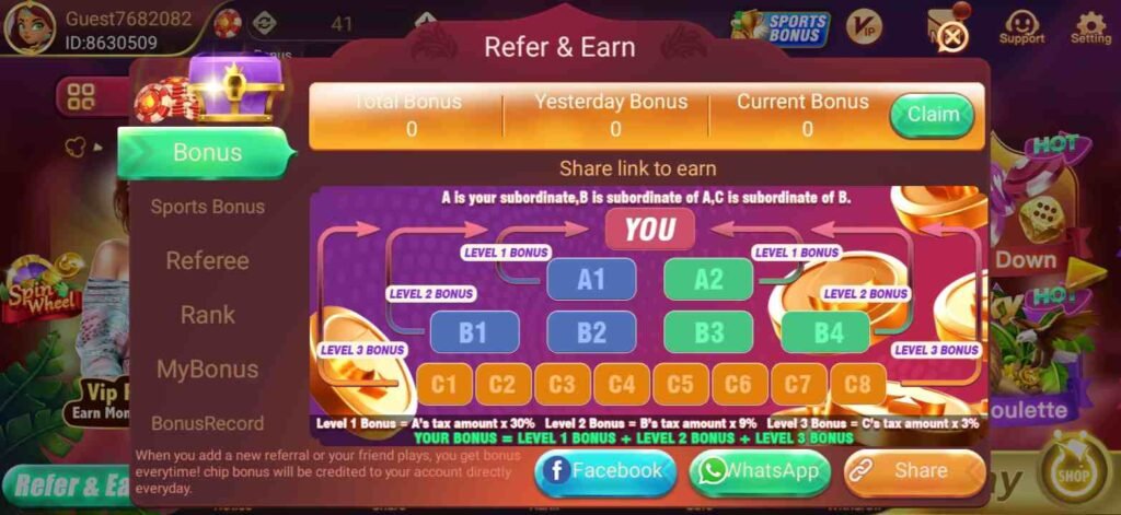 Palms Rummy Apk Download At Refer And Earn