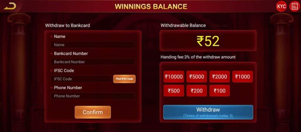 Withdraw Money At Rummy Asha App Download